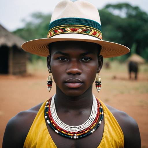 Traditional Selling Attire with Jewelry Focus