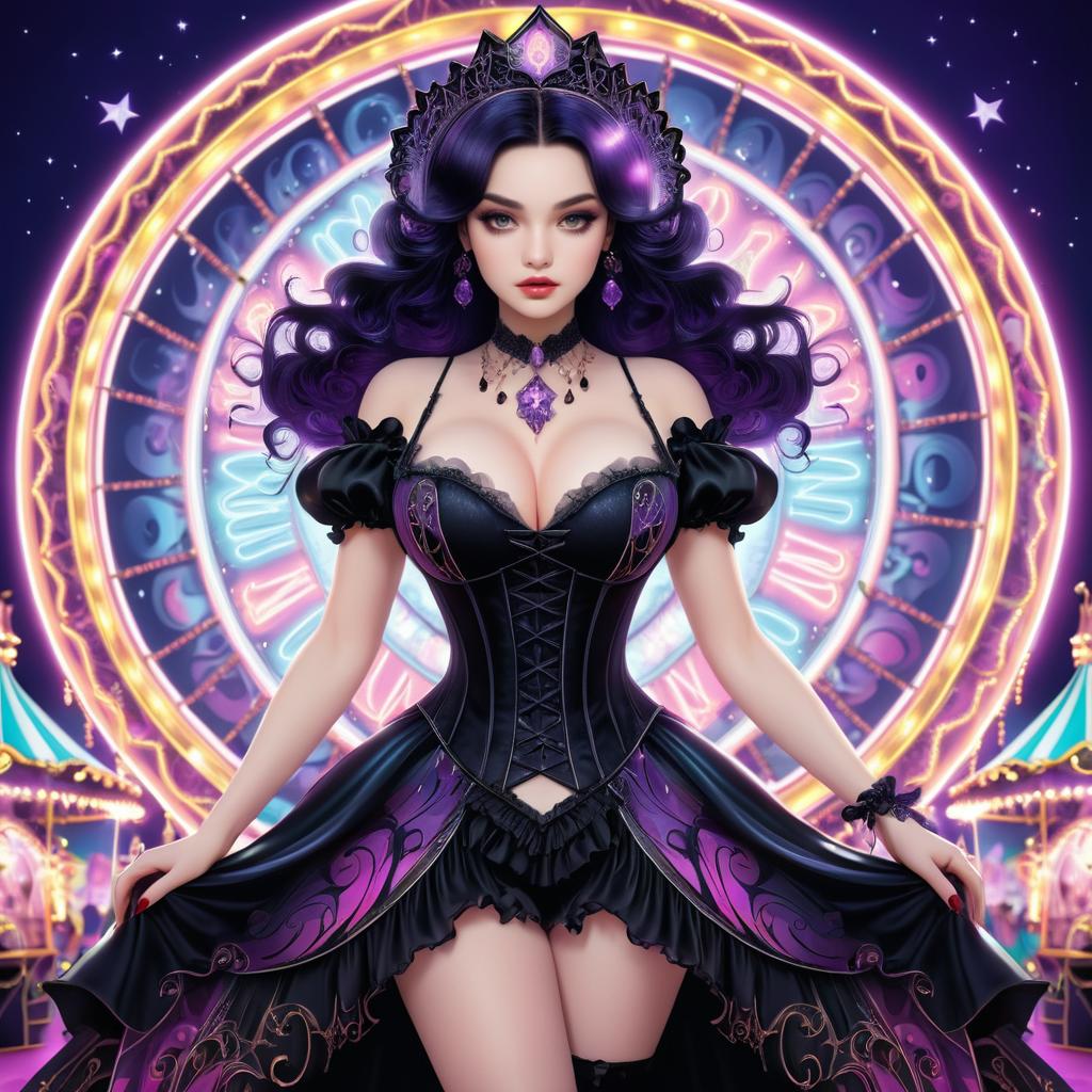 Gothic Fairground Fantasy with Allure