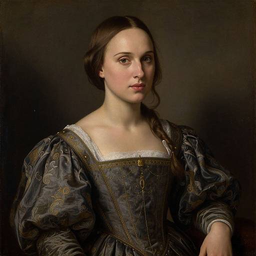 Renaissance Style Natalie Portman Portrait