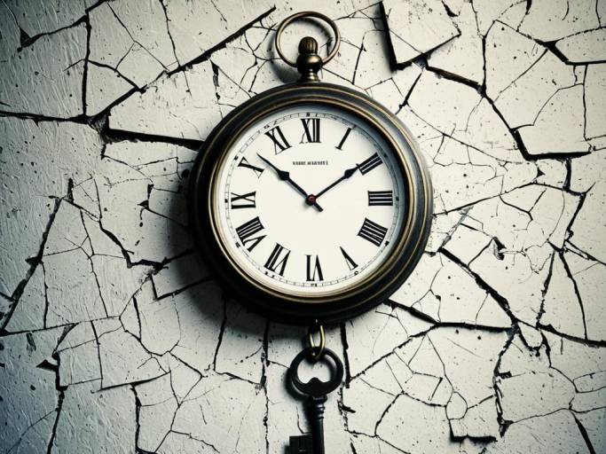 Roman Numeral Clock Wallpaper Design