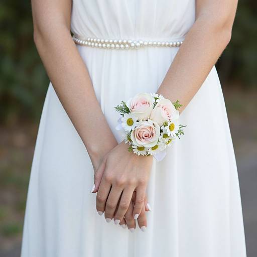 Elegant Bridal Wrist Corsages