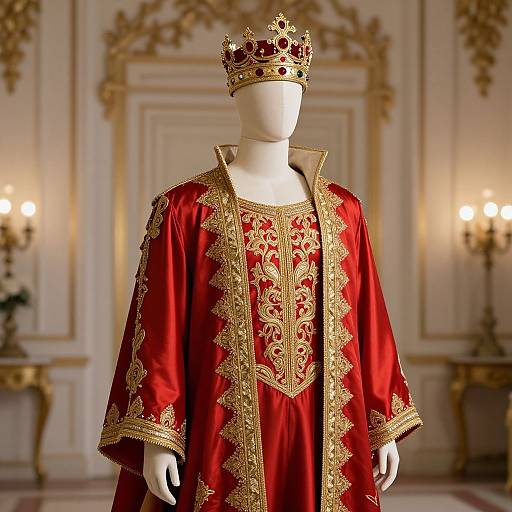 Regal Mannequin in Ornate Costume