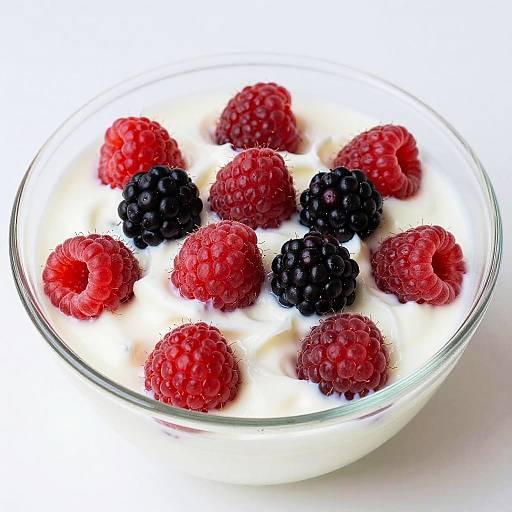 Creamy Yogurt with Fresh Berries