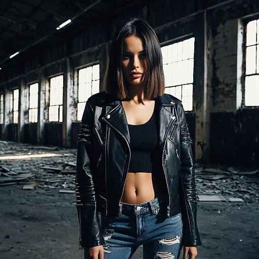 Blunt Straight Hairstyle Fashion Editorial