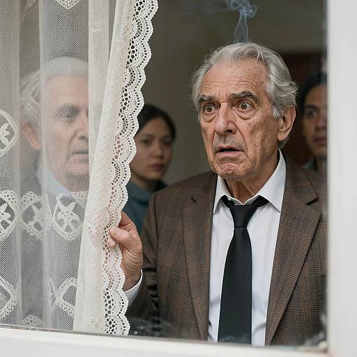 Reflections of Shock: Two Old Men