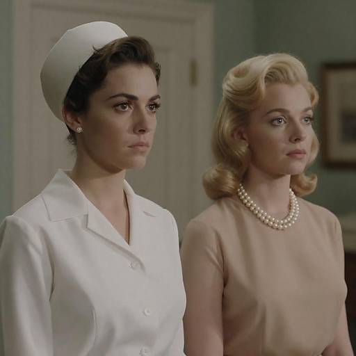 Intense Portrait of Two Women