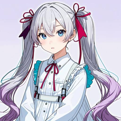 Illustration of 25-ji miku, project sekai in the style of Tenchisouha