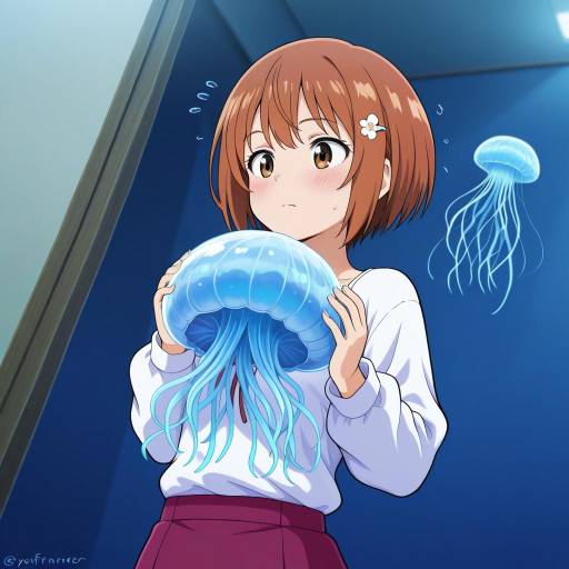 Kouzuki Mahiru with Jellyfish Aesthetic