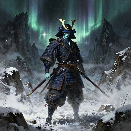 Phantom Samurai in Spectral Snow