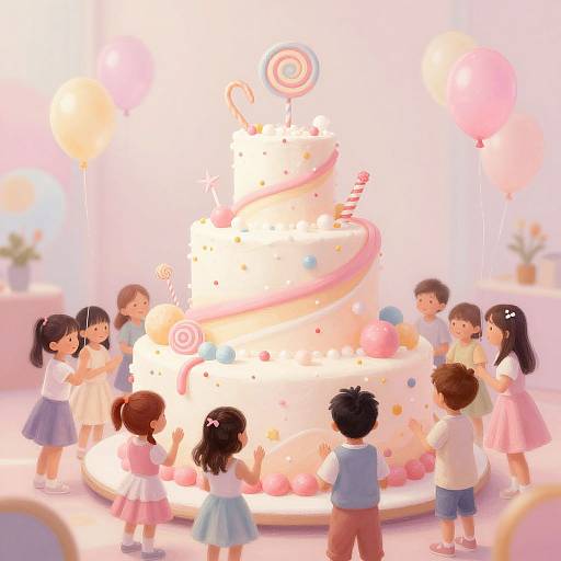 Whimsical Children's Cake Party