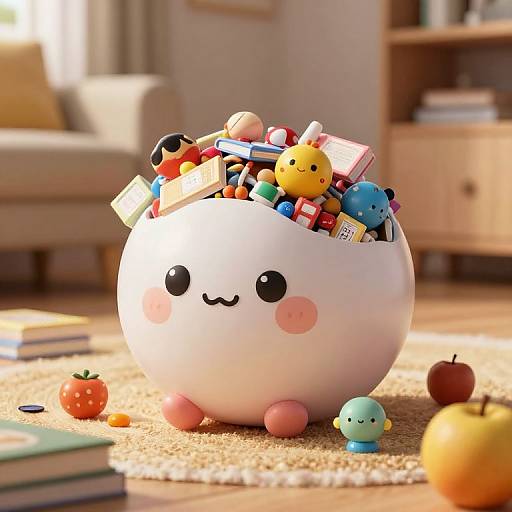 Cozy Katamari Ball Collection Scene