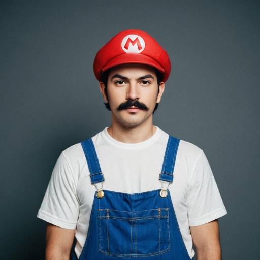 Realistic Boy in Super Mario Costume