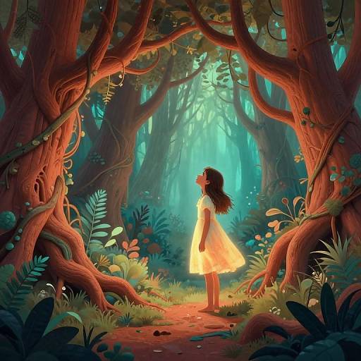 Enchanted Forest Beneath Surface