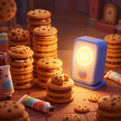 Fantasy Bakery Cookie Clicker Scene