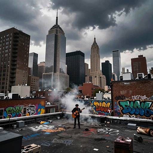 Gritty Urban Album Cover Design