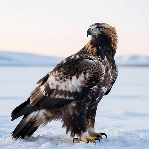 Golden Eagle on Arctic Sunrise