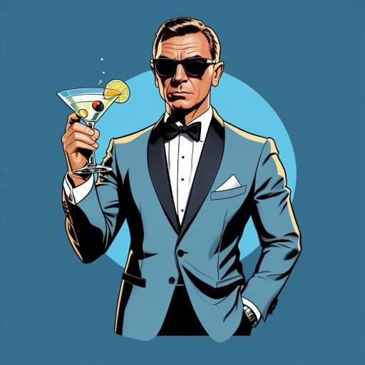 Humorous James Bond Cartoon for T-Shirt Humorous James Bond Cartoon for T-Shirt