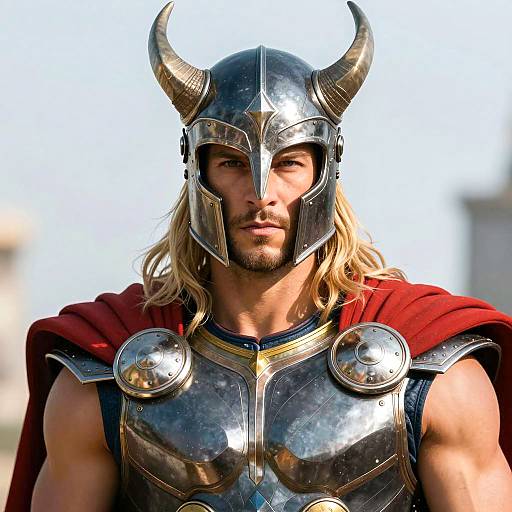 Photorealistic Thor Superhero Costume Concept