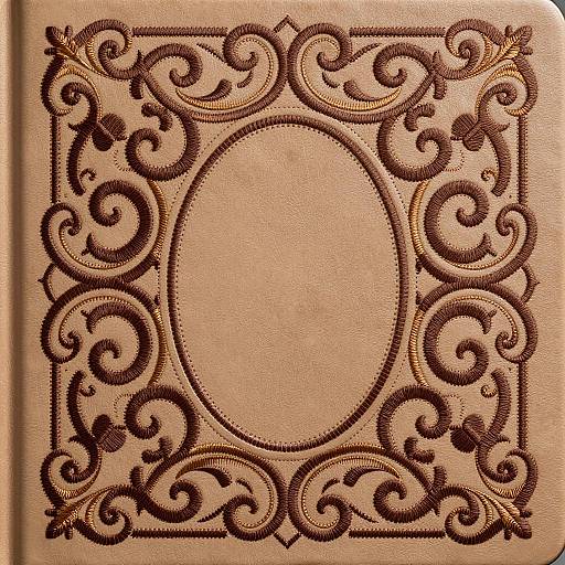 Intricate Tattoo-Style Scrollwork Design