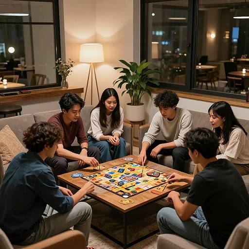 Cozy Indoor Loft Party Vibes
