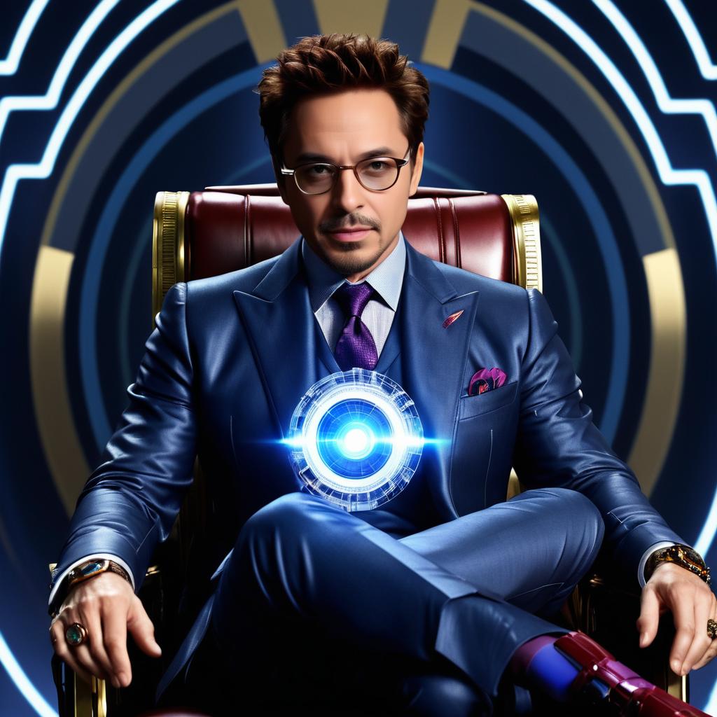 Robert Downey Jr. as the Innovator King