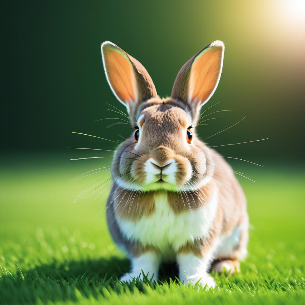 Elegant Stock Photo of a Rabbit