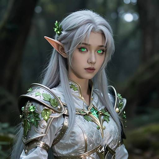 Fantasy Elf Warrior Portrait