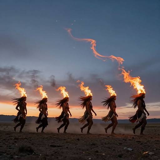 Tribe of Wind-Walkers in Flight