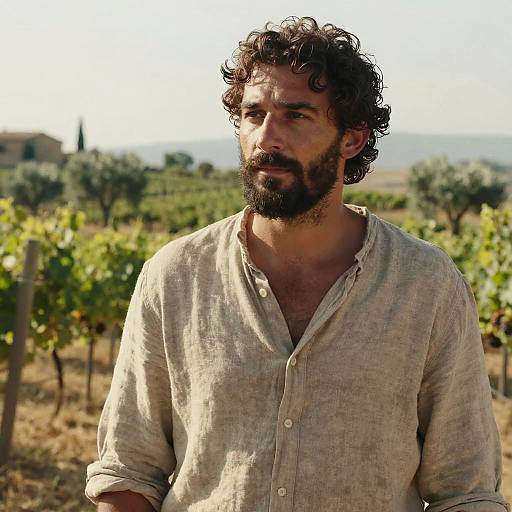 Rustic Italian Portrait with Warm Tones