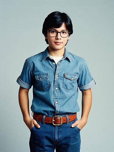 Realistic Male Character in Denim