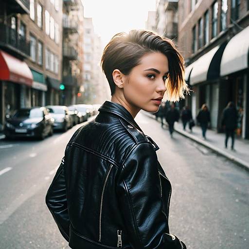 Female Model with Short Back and Sides