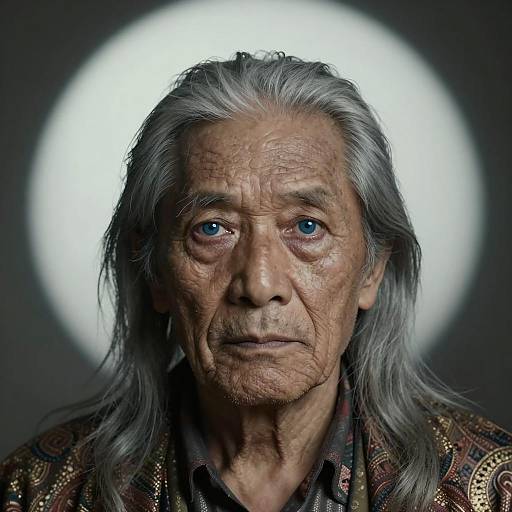 Portrait of an Eloquent Elderly Man