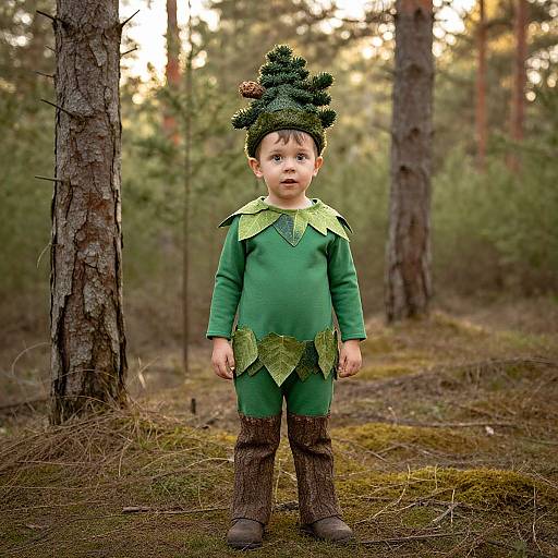 Whimsical Tiny Tree Kid Costume