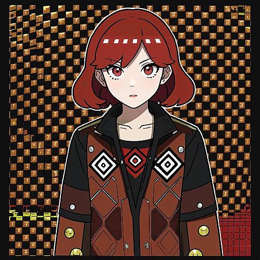 Illustration of Arezu (pokemon), pokemon in the style of Cofffee