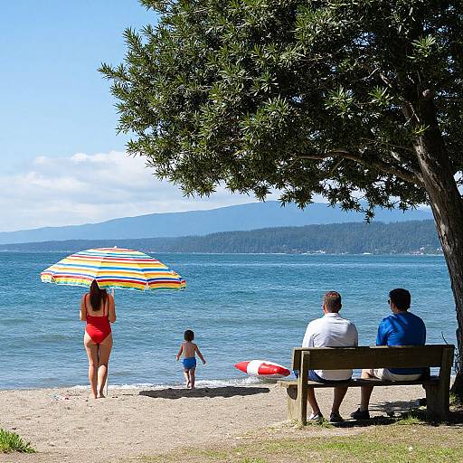 Vibrant Summer Beach Scene