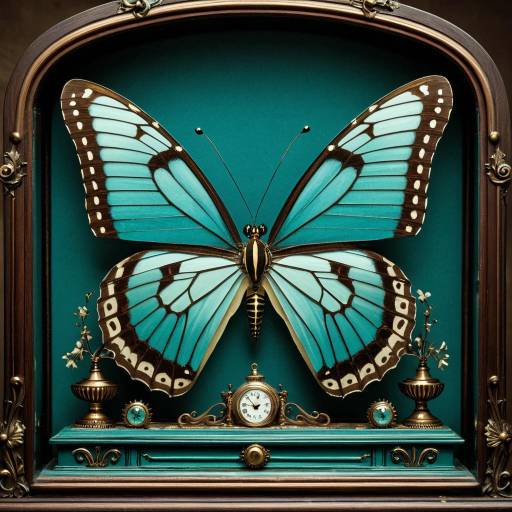 Victorian Glass Butterfly in Dreamscape Victorian Glass Butterfly in Dreamscape