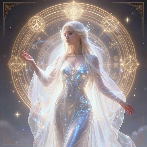 Ethereal Arcane Priestess in Light