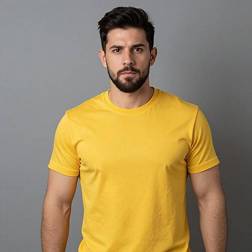Realistic Man in Gym Shirt