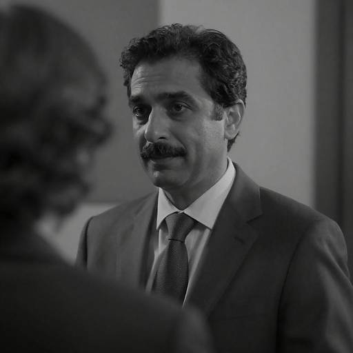 Classic Black and White Portrait of Man