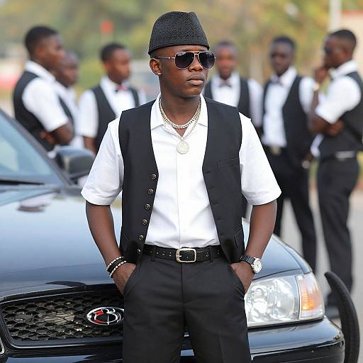 Stylish Pimp Outfit with Accessories