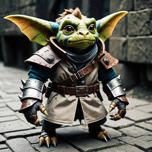 Fantasy Bokoblin Hybrid in Trench Coat Armor