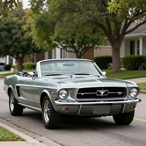 1967 Ford Mustang Convertible Scene
