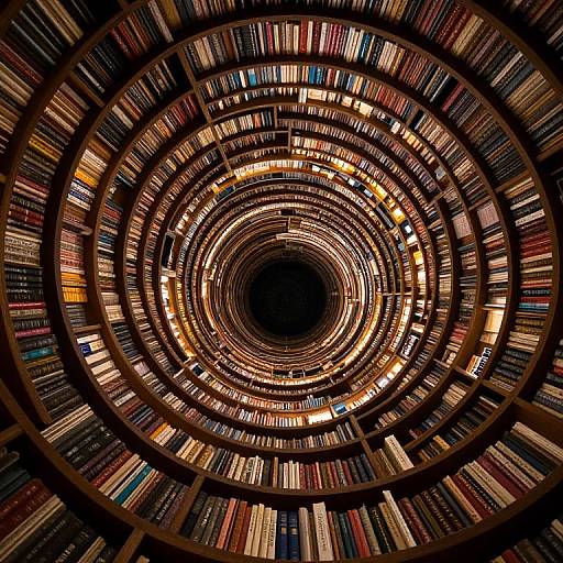 Infinite Spiral Library Vortex