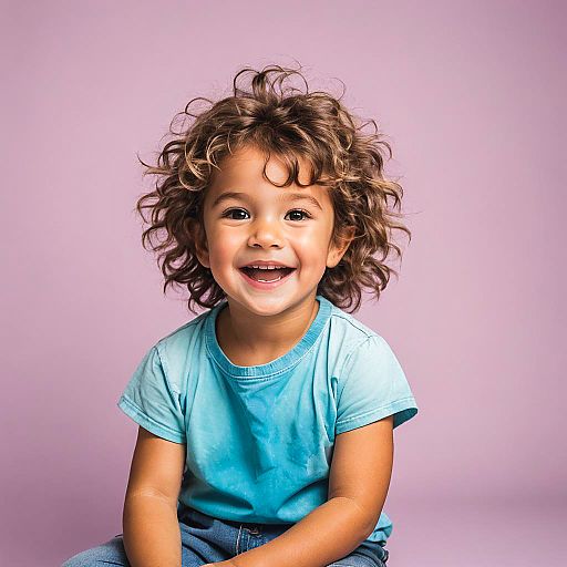 Cheerful 80s Style Kids Photo Shoot