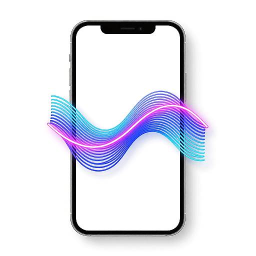 Futuristic Neon Embroidery App Icon