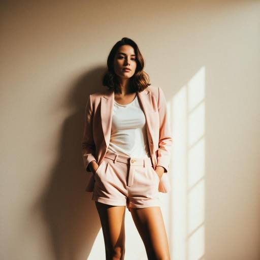 Chic Minimalist Look in Pastel Pink