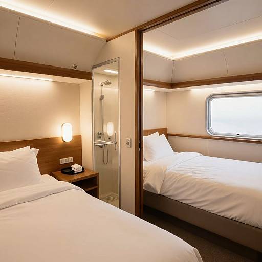 Aft Cabins with Queen Beds & Private Baths
