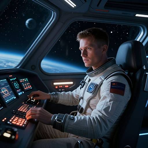 Futuristic Space Pilot Gaston18