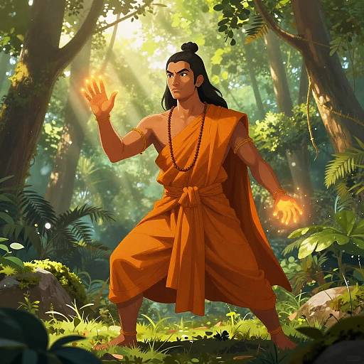 Sankara as Powerful Warrior Monk