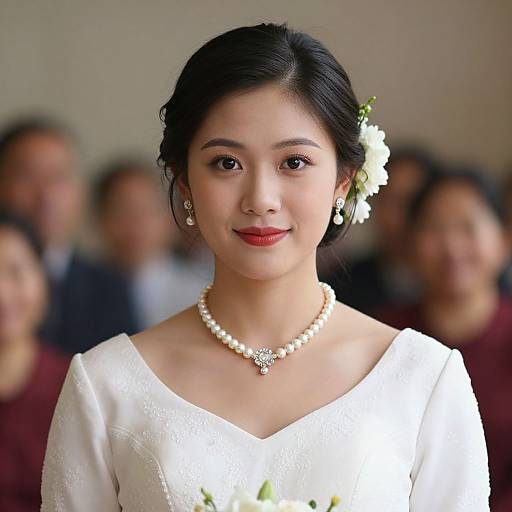 Realistic Nalangu Ceremony Bride Portrait